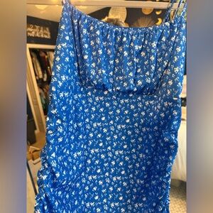 Blue Floral Dress